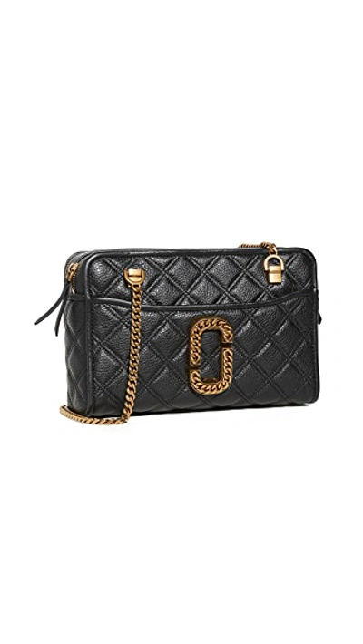The Marc Jacobs Marc Jacobs The Status Quilted Leather Shoulder Bag In Black ModeSens