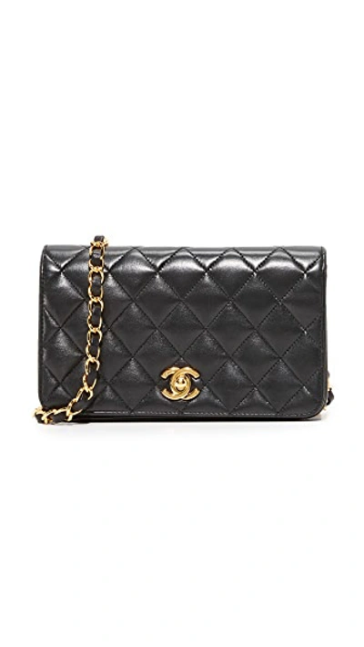 Pre-owned Chanel Mini Flap Bag (previously Owned) In Black