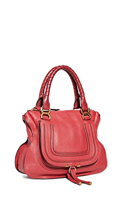 Pre-owned Chloé Chloe Red Medium Marcie Bag