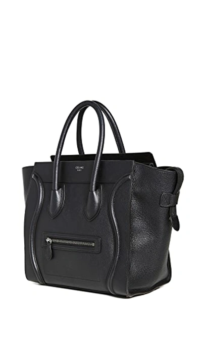 Pre-owned Celine Black Luggage Mini