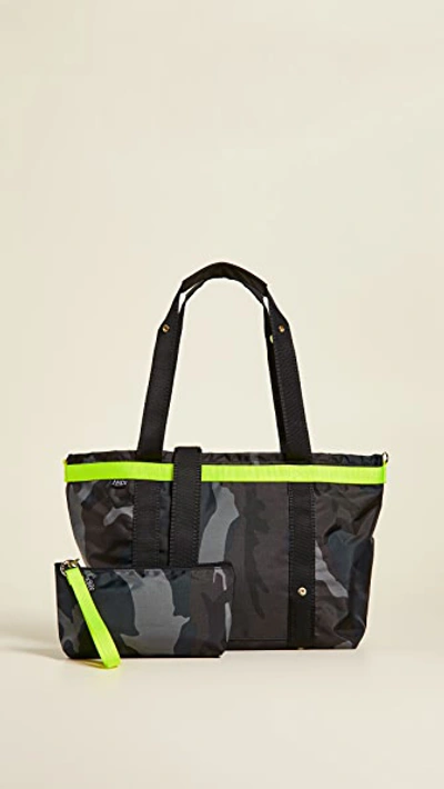 Shop Andi Tote In Ink Camo/yellow