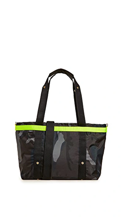 Shop Andi Tote In Ink Camo/yellow
