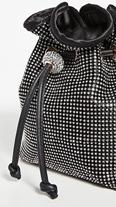 Shop Sophia Webster Emmie Shoulder Bag In Black Crystal
