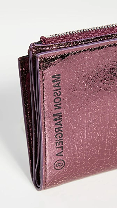 Shop Mm6 Maison Margiela Wallet In Bronze