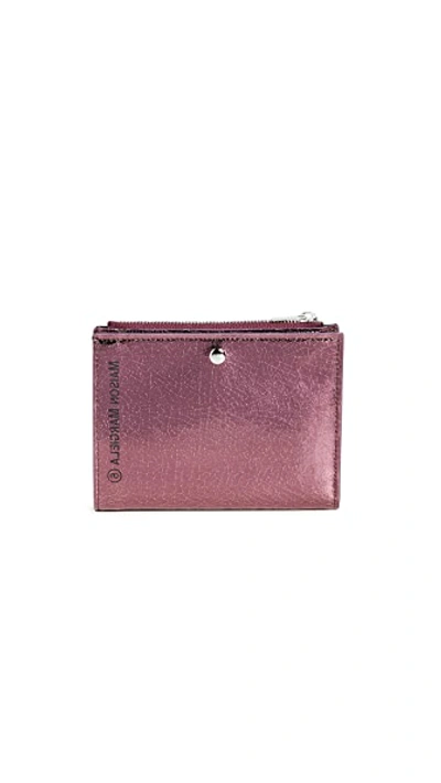 Shop Mm6 Maison Margiela Wallet In Bronze