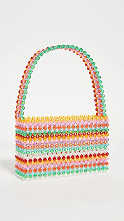 Shop Susan Alexandra Sour Straw Bag In Multi