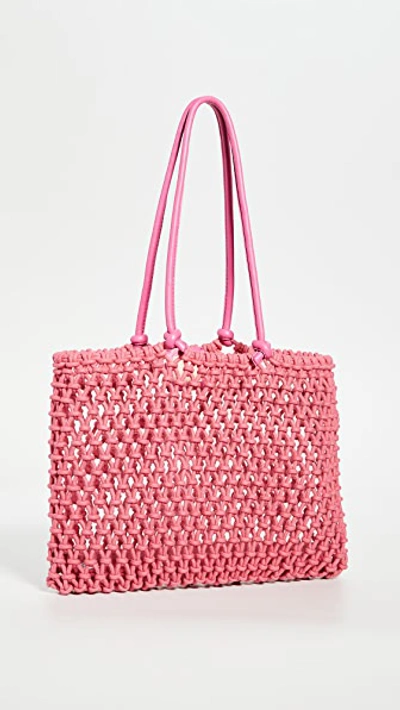 🆕 Clare V Sandy Bag with Dustbag bubble gum pink