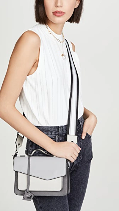 Shop Botkier Cobble Hill Crossbody Bag In Pewter Combo
