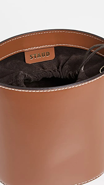 Shop Staud Bisset Bag In Tan