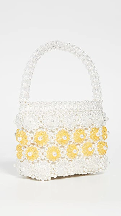 Shop Shrimps Shelby Bag In Cream/yellow