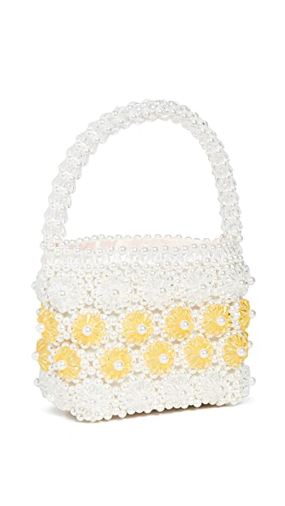 Shop Shrimps Shelby Bag In Cream/yellow