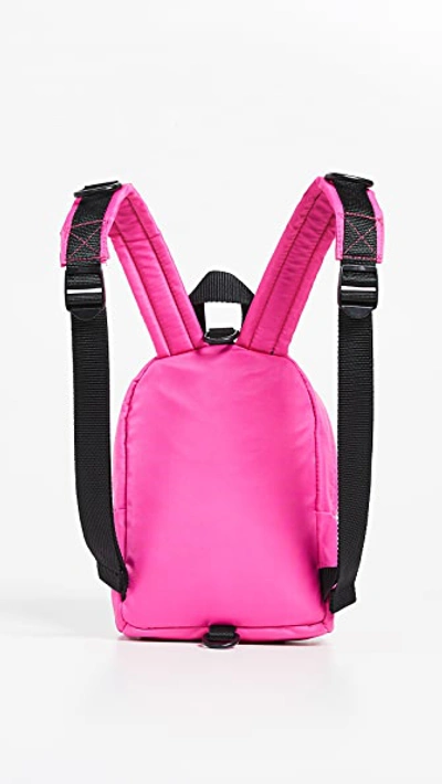 Shop Msgm Convertible Backpack In Fuchsia