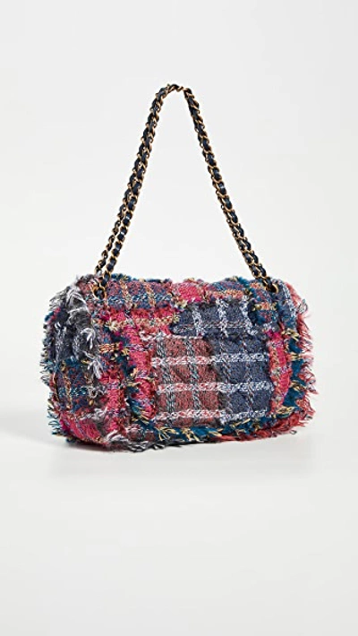 Pre-owned Chanel Multicolor Wool Flap Bag