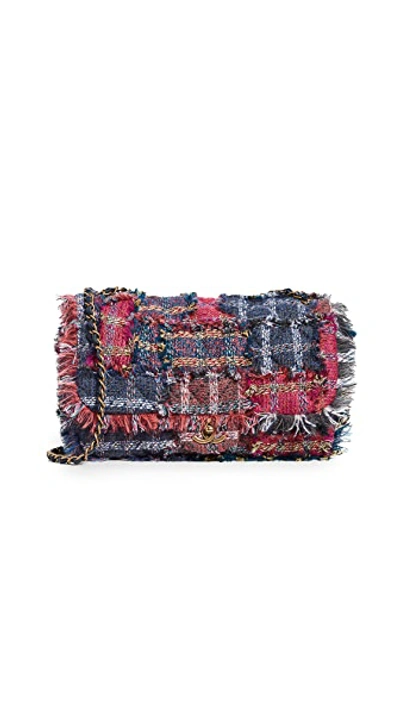 Pre-owned Chanel Multicolor Wool Flap Bag