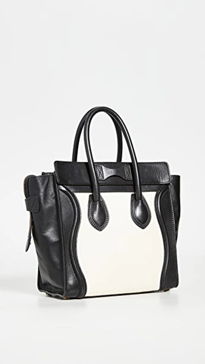 Pre-owned Celine Multi Leather Luggage Mirco Bag