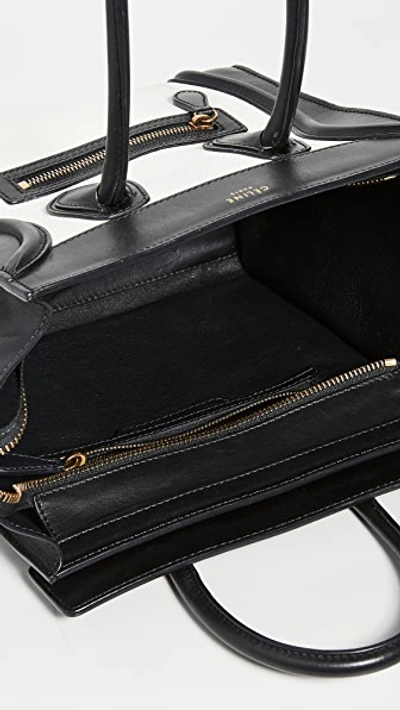 Pre-owned Celine Multi Leather Luggage Mirco Bag