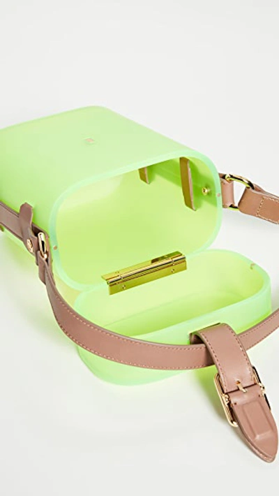 Shop Odp Mini Safari Bag In Fluo Citron