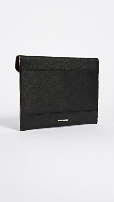 Shop Rebecca Minkoff Leo Clutch In Black