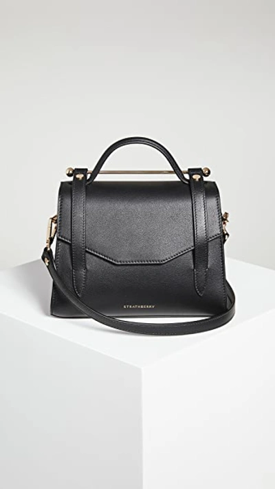 Shop Strathberry Allegro Mini Bag In Black