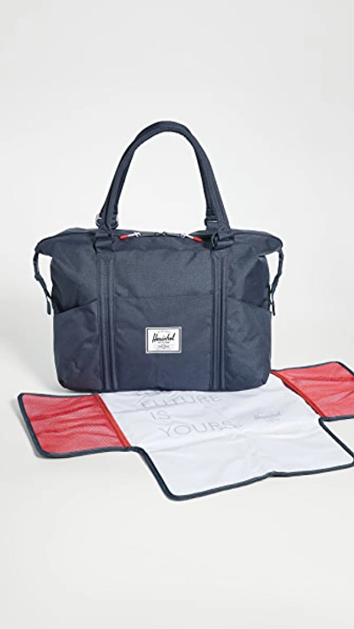 Shop Herschel Supply Co. Strand Sprout Diaper Bag In Navy
