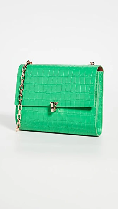 Shop The Volon Moon Crossbody Bag In Green