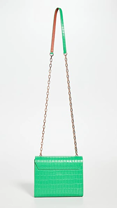 Shop The Volon Moon Crossbody Bag In Green