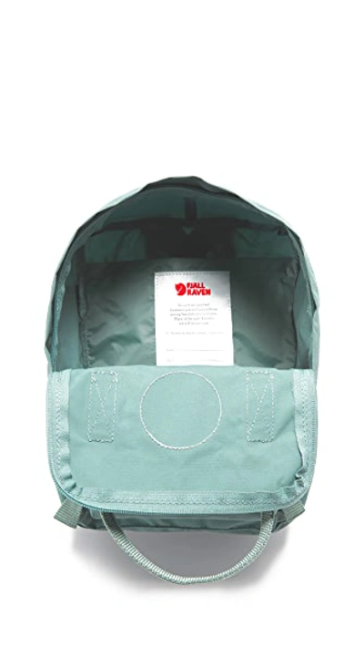 Shop Fjall Raven Kanken Mini Backpack Frost Green One Size