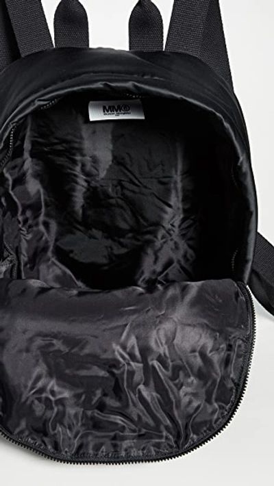 Shop Mm6 Maison Margiela Padded Backpack In Black