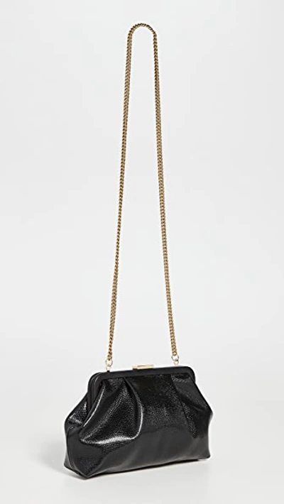 Shop Clare V Sissy Clutch In Black Lizard