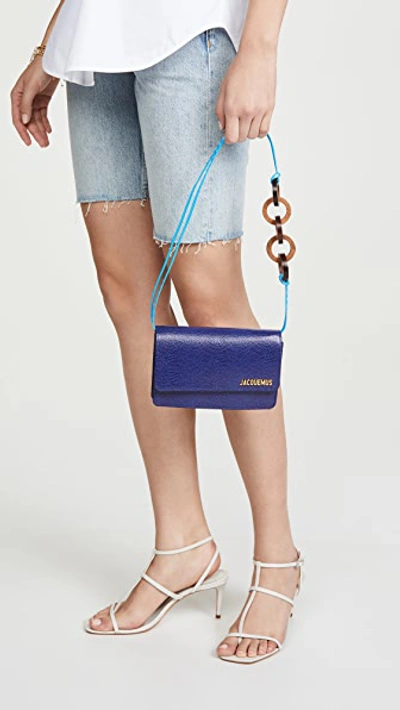 Shop Jacquemus Le Riviera Bag In Blue