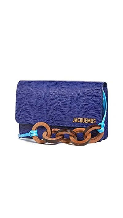 Shop Jacquemus Le Riviera Bag In Blue