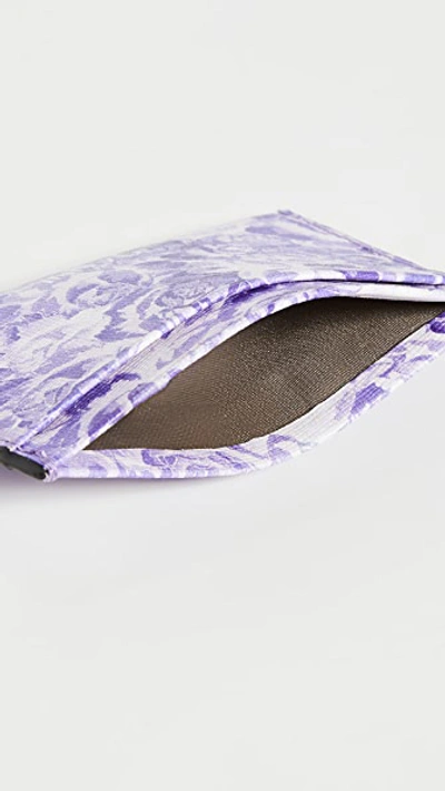 Shop Ganni Card Case In Violet Tulip