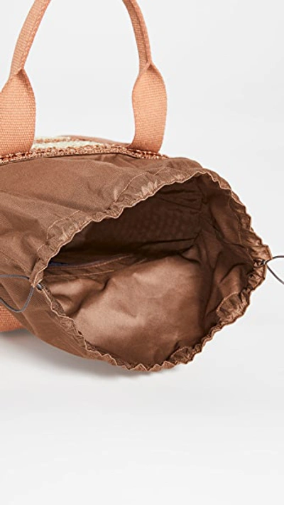 Shop Caterina Bertini Woven Tote Bag In Multi