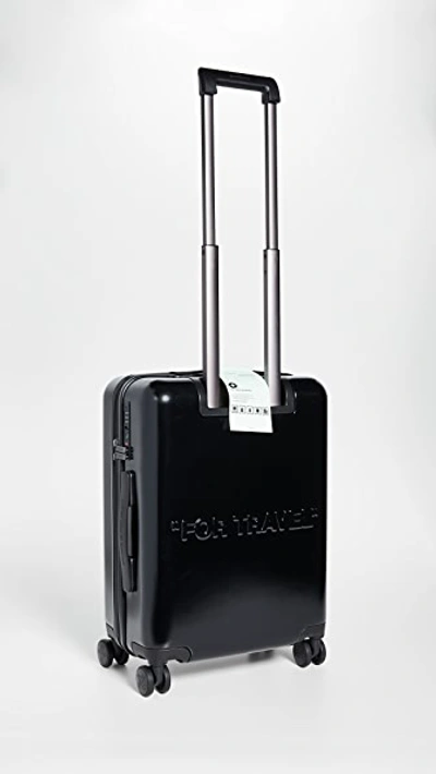 Shop Off-white Arrow Trolley Suitcase In Black