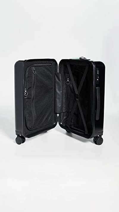 Shop Off-white Arrow Trolley Suitcase In Black