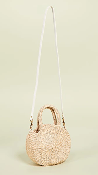 Petite Alice Straw Bag - Ivory In Natural