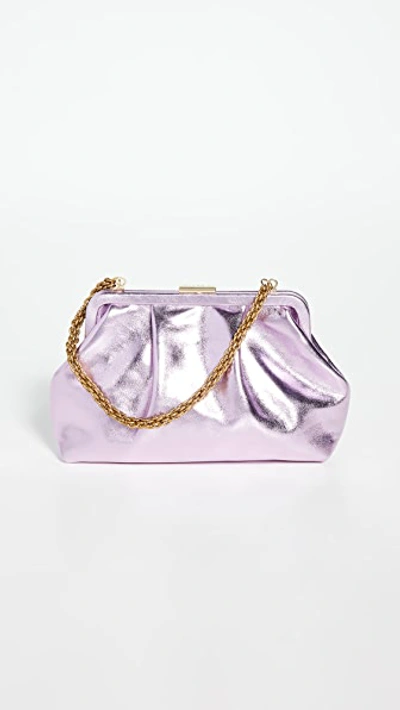 Shop Clare V Sissy Bag In Lilac Metal