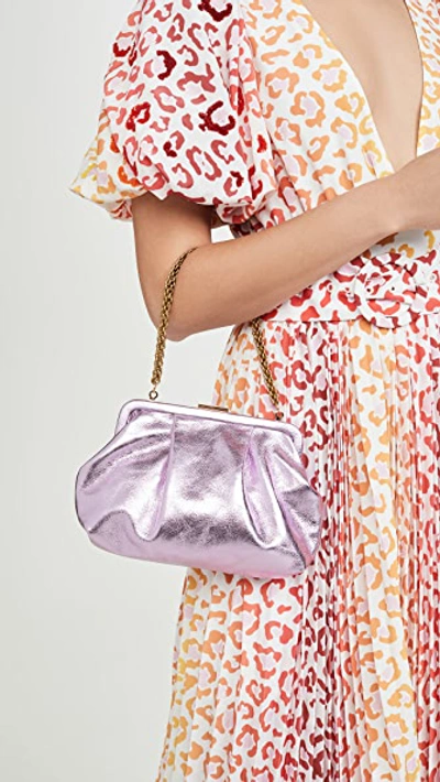 Shop Clare V Sissy Bag In Lilac Metal