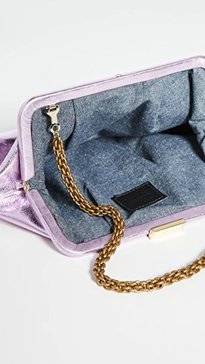 Shop Clare V Sissy Bag In Lilac Metal