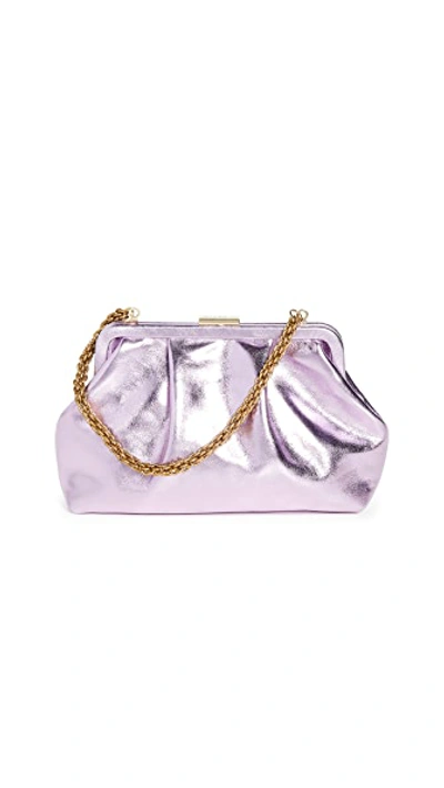 Shop Clare V Sissy Bag In Lilac Metal