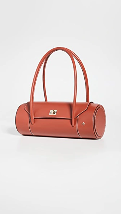 Shop Manu Atelier London Bag In Redbole