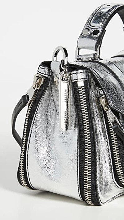 Shop Proenza Schouler Ps1 Tiny Zip Satchel In Silver