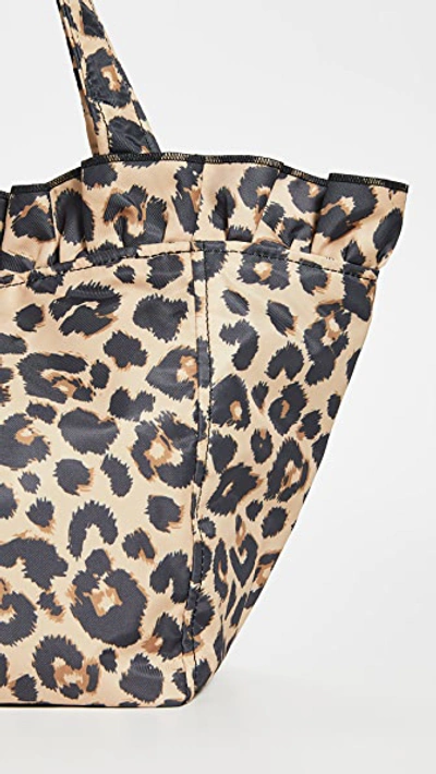 Shop Loeffler Randall Claire Nylon Tote In Leopard