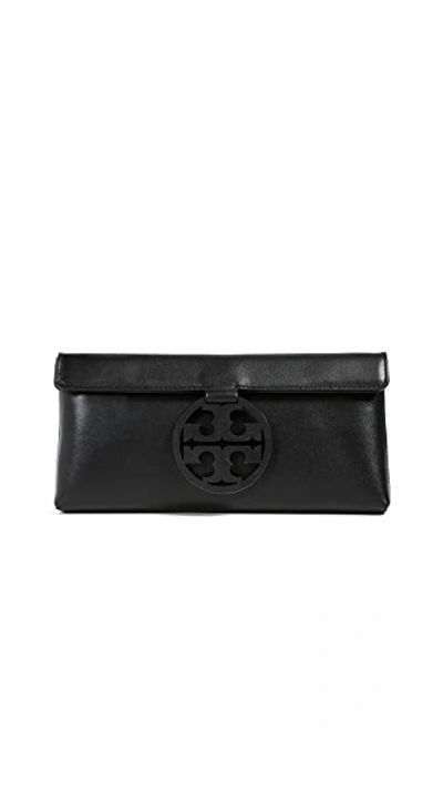 Shop Tory Burch Miller Clutch In Black