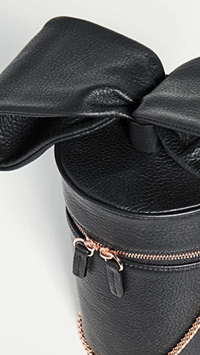 Shop Sophia Webster Bonnie Imitation Pearl Crossbody Bag In Black