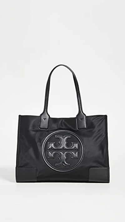 Shop Tory Burch Nylon Mini Ella Tote In Black