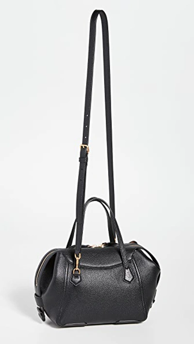 Shop Tory Burch Perry Small Satchel In Black