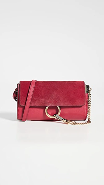 Pre-owned Chloé Chloe Red Leather Faye Bag
