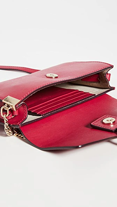 Pre-owned Chloé Chloe Red Leather Faye Bag
