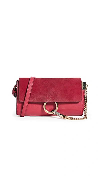 Pre-owned Chloé Chloe Red Leather Faye Bag